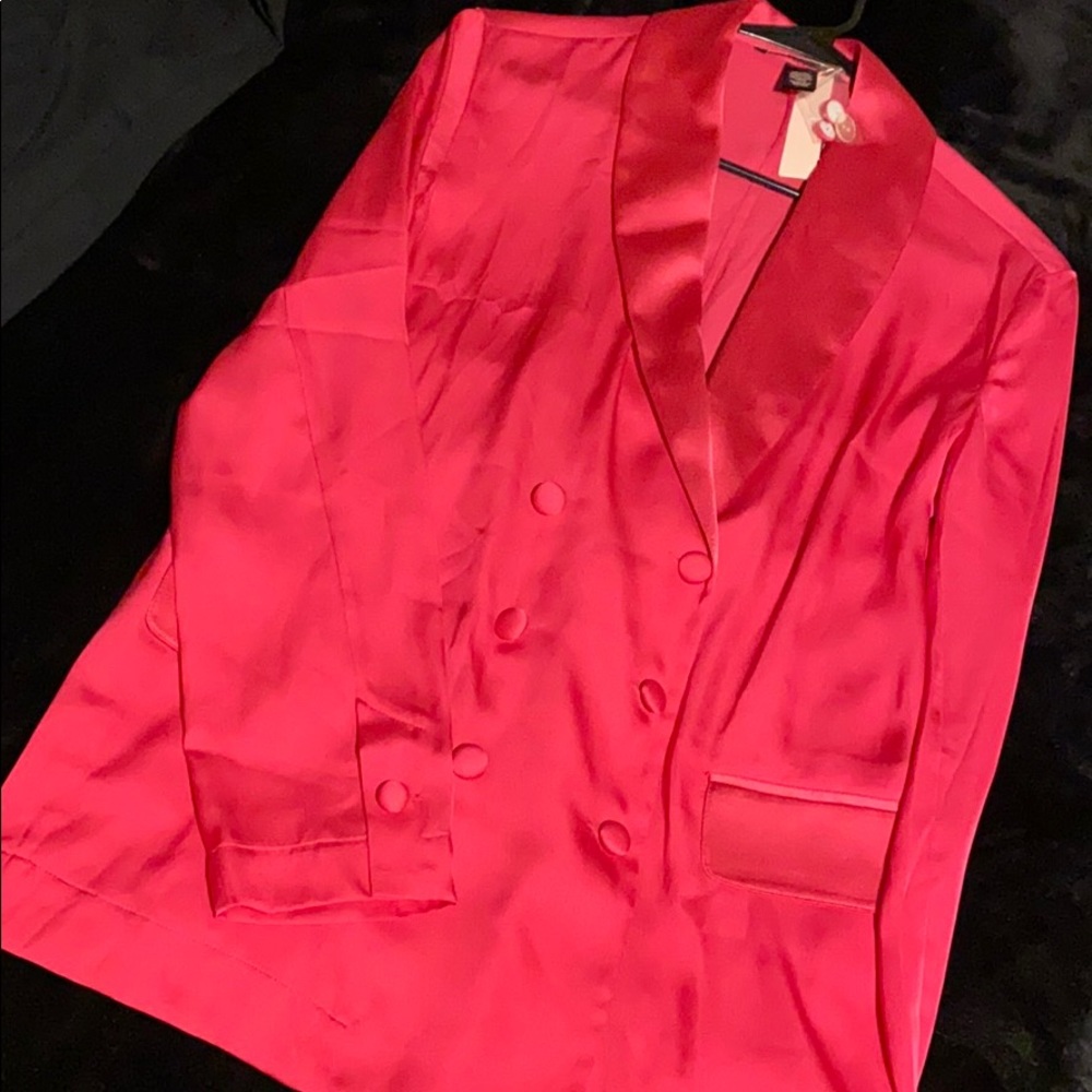 VS Silk Hot Pink Blazer